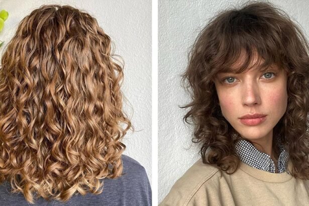 cheveux mi long permanente