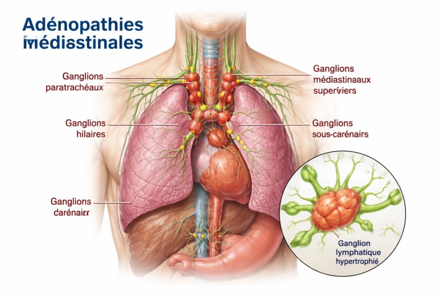 adenopathie mediastinales