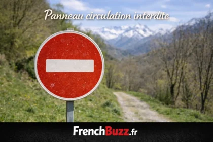 Panneau circulation interdite