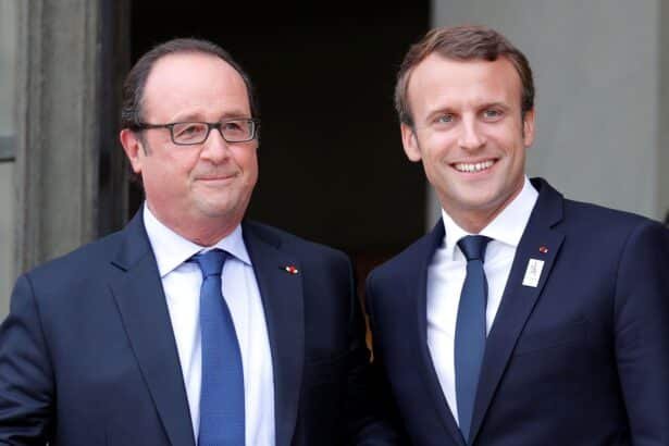 Taille Hollande Macron