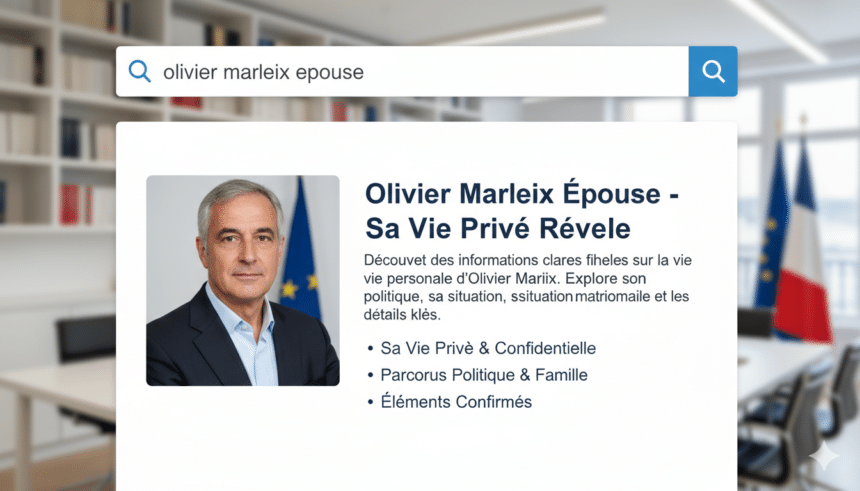 Olivier Marleix épouse