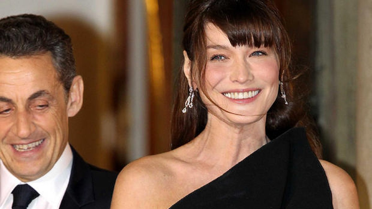 André Glucksmann et Carla Bruni
